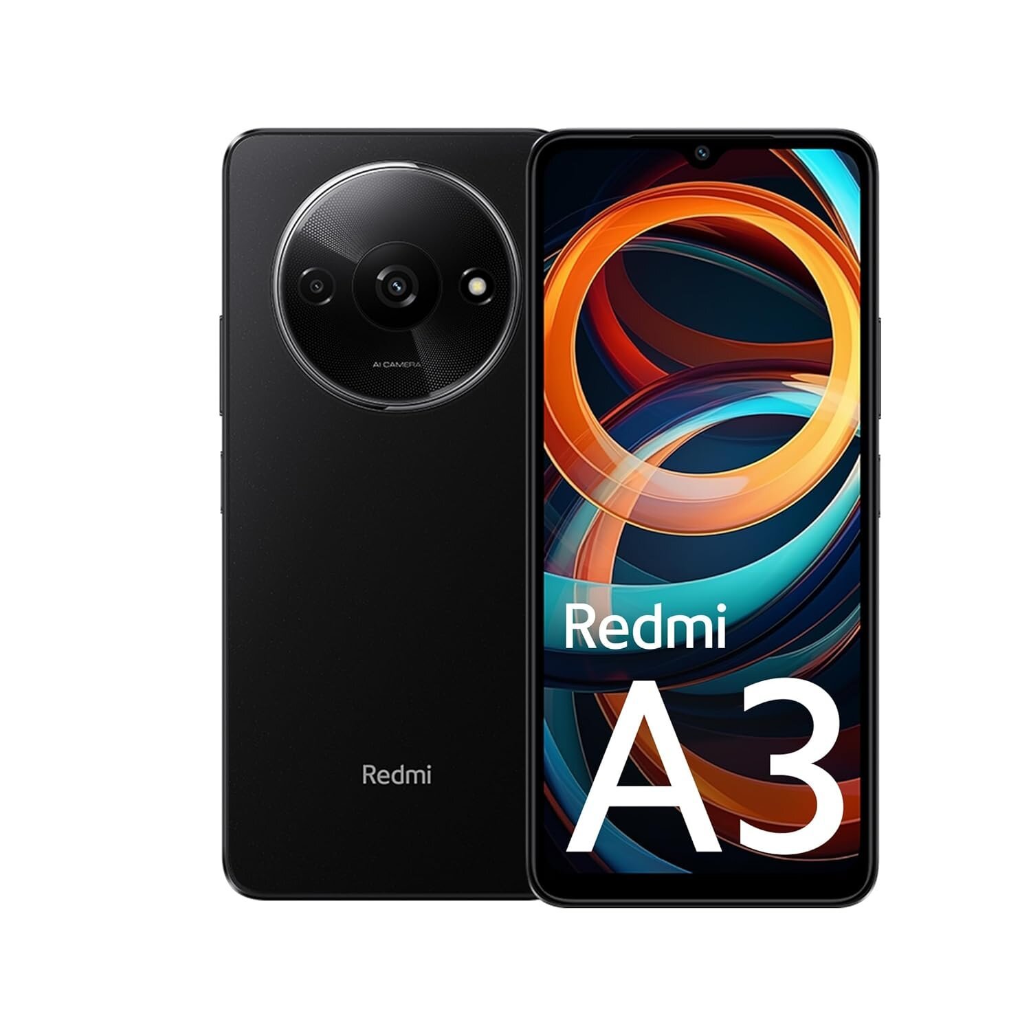 Телефон Xiaomi Redmi A3 3/64GB Midnight Black цена | 220.lv