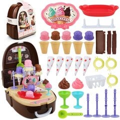 Saldējuma veikals čemodānā ar piederumiem Woopie cena un informācija | Rotaļlietas meitenēm | 220.lv