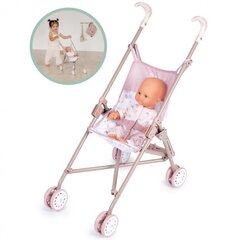 Saliekamie leļļu ratiņi Smoby Baby Nurse, rozā цена и информация | Игрушки для девочек | 220.lv