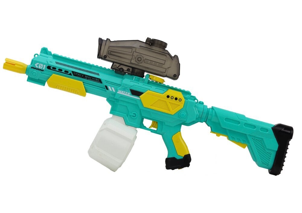 Uzlādējama automātiskā ūdens pistole M416, zaļa cena un informācija | Ūdens, smilšu un pludmales rotaļlietas | 220.lv