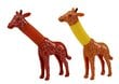 Anti-stress LED pop cauruļu žirafe cena un informācija | Attīstošās rotaļlietas | 220.lv