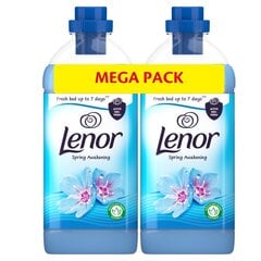 Смягчитель ткани Lenor Spring, 2x1,23 л цена и информация | Средства для стирки | 220.lv