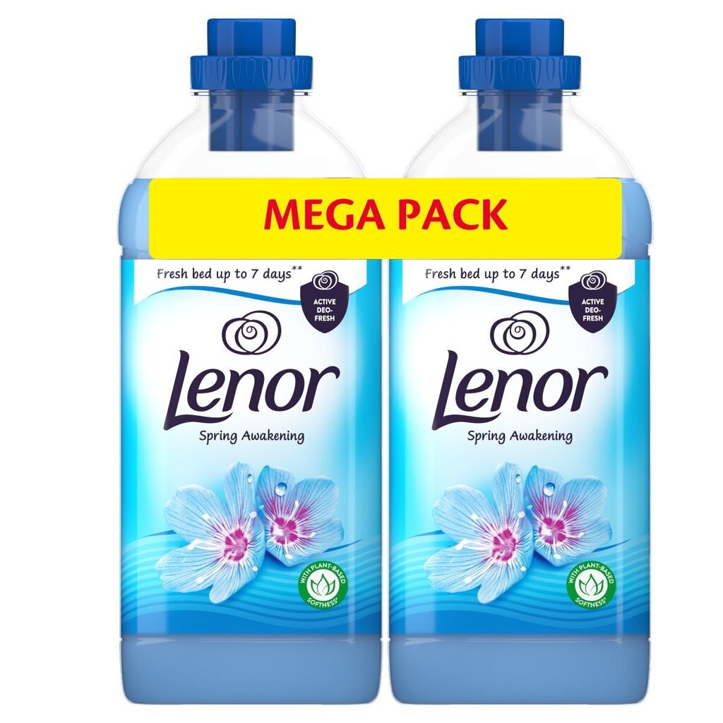 Lenor Spring audumu mīkstinātājs, 2x1,23 l цена и информация | Veļas mazgāšanas līdzekļi | 220.lv