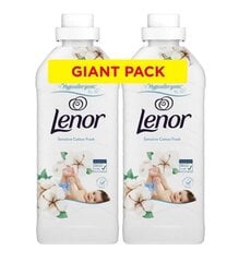 Lenor Cotton Fresh veļas mīkstinātājs, 2x1,2 l цена и информация | Средства для стирки | 220.lv