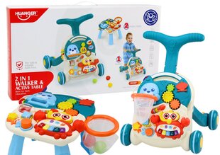 Interaktīva izglītojoša rotaļlieta 2in1, zila cena un informācija | Rotaļlietas zīdaiņiem | 220.lv