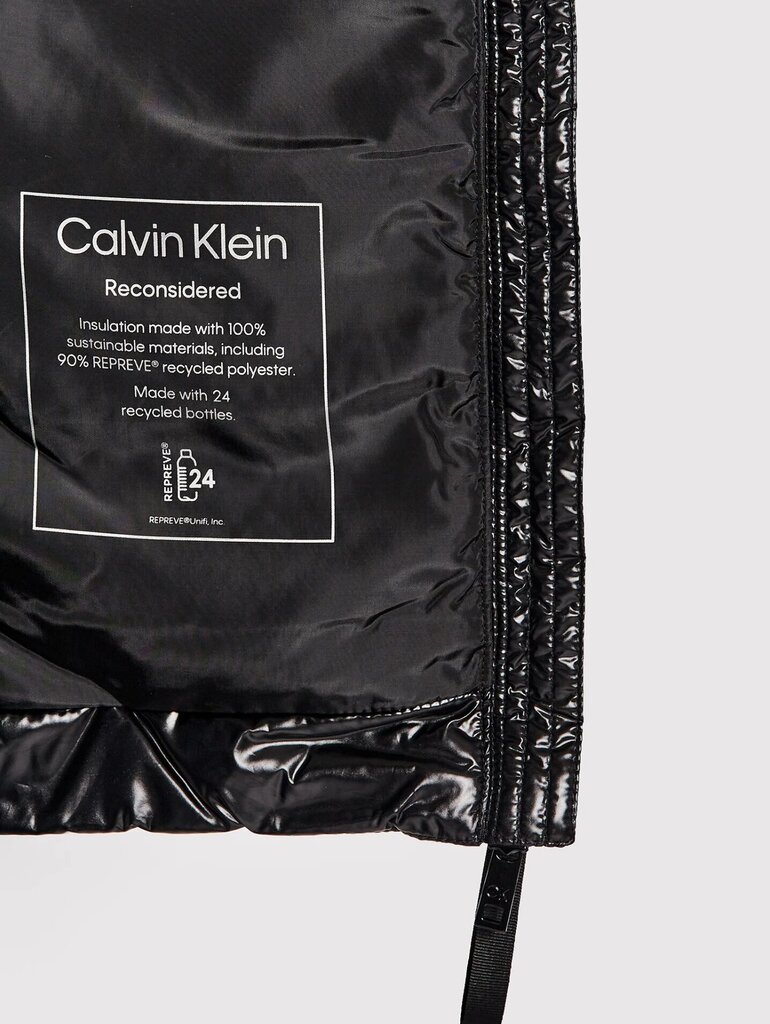 Jaka sievietēm Calvin Klein, Essential Recycled padded coat, melna, K20K204868 BEH cena un informācija | Sieviešu virsjakas | 220.lv