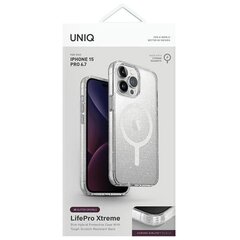 UNIQ etui LifePro Xtreme iPhone 15 Pro Max 6.7" Magclick Charging przezroczysty|tinsel lucent цена и информация | Чехлы для телефонов | 220.lv