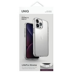 UNIQ etui LifePro Xtreme iPhone 15 Pro 6.1" Magclick Charging ciemnoniebieski|smoke blue цена и информация | Чехлы для телефонов | 220.lv