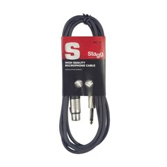 Stagg XLR 6,35 мм, 10 м цена и информация | Кабели и провода | 220.lv