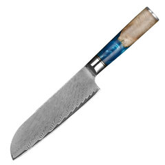 Нож Vinox Santoku, 17 см, синий цена и информация | Ножи и аксессуары для них | 220.lv