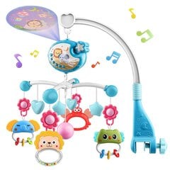 Muzikāls gultiņas karuselis ar gaismiņām Beiying cena un informācija | Rotaļlietas zīdaiņiem | 220.lv