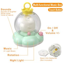 Muzikāls karuselis bērnu gultiņai Chuangyoule cena un informācija | Rotaļlietas zīdaiņiem | 220.lv