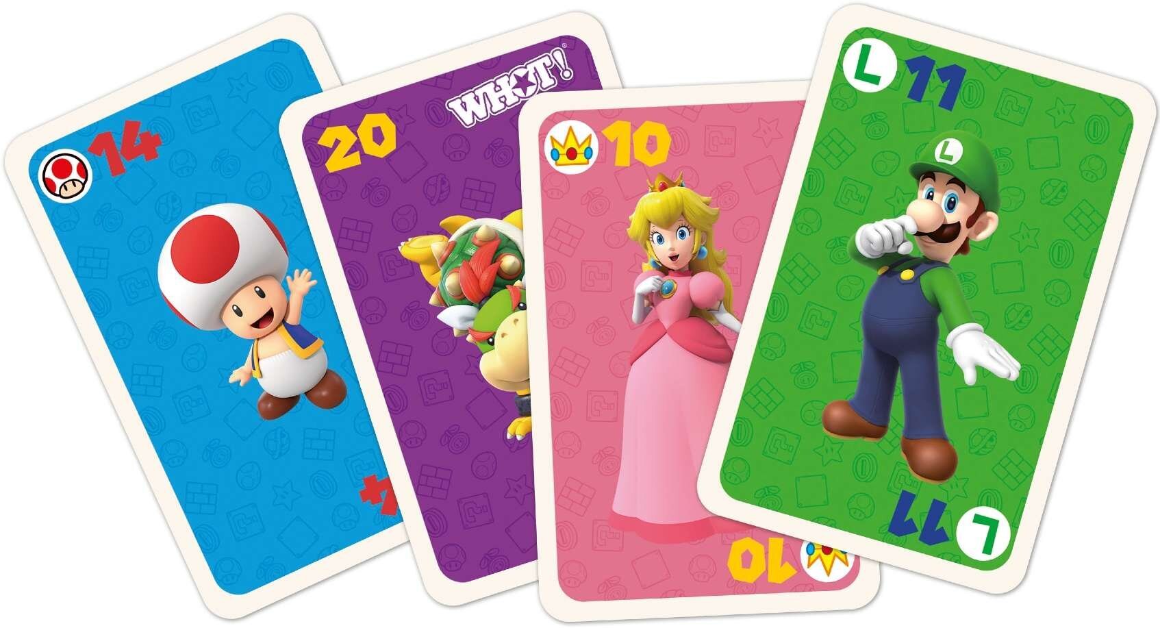 Kāršu spēle Whot! Super Mario party cena un informācija | Galda spēles | 220.lv
