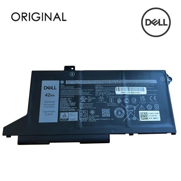 Portatīvā datora baterija DELL WY9DX, 42Wh, Original cena un informācija | Akumulatori portatīvajiem datoriem | 220.lv