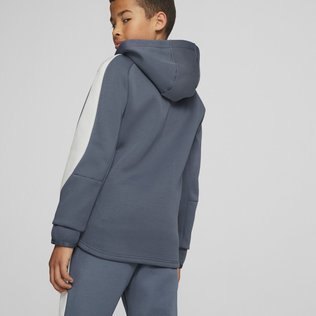 PUMA Kids džemperis bērniem Evostripe Full-Zip B Evening Sky 67006818, zils cena un informācija | Zēnu jakas, džemperi, žaketes, vestes | 220.lv