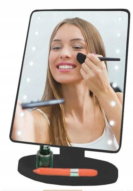 LED spogulis ProuveOfficial, 16,9 x 28,5 cm. cena un informācija | Kosmētikas somas, spoguļi | 220.lv