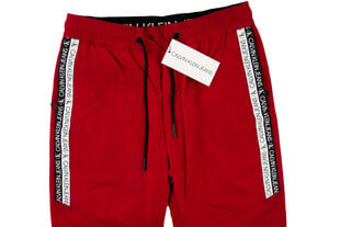 Calvin Klein bikses vīriešiem, sarkanas cena un informācija | Vīriešu bikses | 220.lv