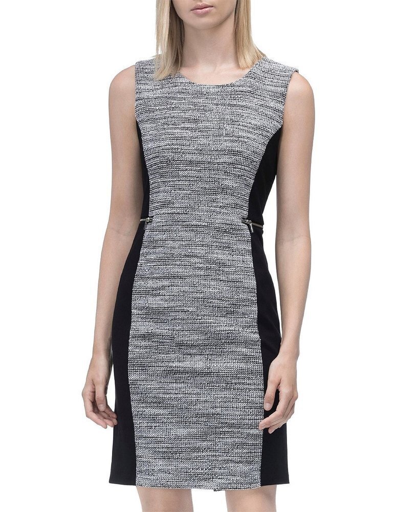 Calvin Klein kleita sievietēm 0M9ADV072 013, pelēka цена и информация | Kleitas | 220.lv