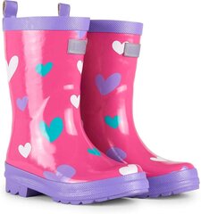Gumijas apavi meitenēm Hatley S19LHK1366, rozā cena un informācija | Gumijas zābaki bērniem | 220.lv