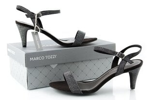Sandales sievietēm Marco Tozzi 2-28352-22 033, melnas cena un informācija | Sieviešu sandales | 220.lv