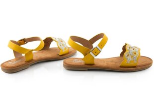 Sandales sievietēm Rieker V7556-68, dzeltenas cena un informācija | Sieviešu sandales | 220.lv