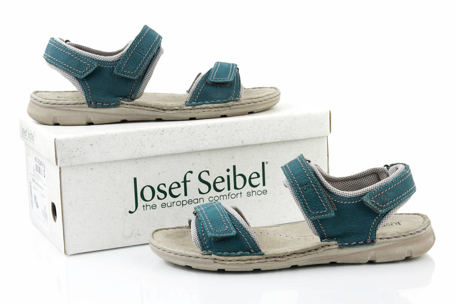 Sandales vīriešiem Josef Seibel 16706 TE796 591, zaļa cena un informācija | Vīriešu iešļūcenes, čības, sandales | 220.lv