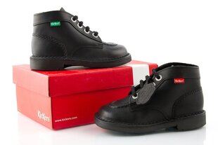 Zābaki zēniem Kickers 621513-30 8, melni cena un informācija | Bērnu zābaki | 220.lv