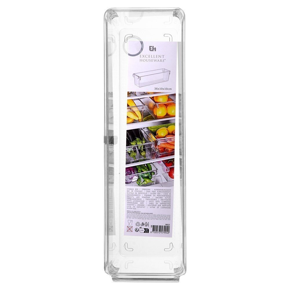 ledusskapja organizators 36x10,5x10 cm cena un informācija | Trauki pārtikas uzglabāšanai | 220.lv