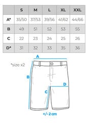 Мужские шорты чинос Ombre OM-SRCS-0128 цена и информация | Мужские шорты | 220.lv