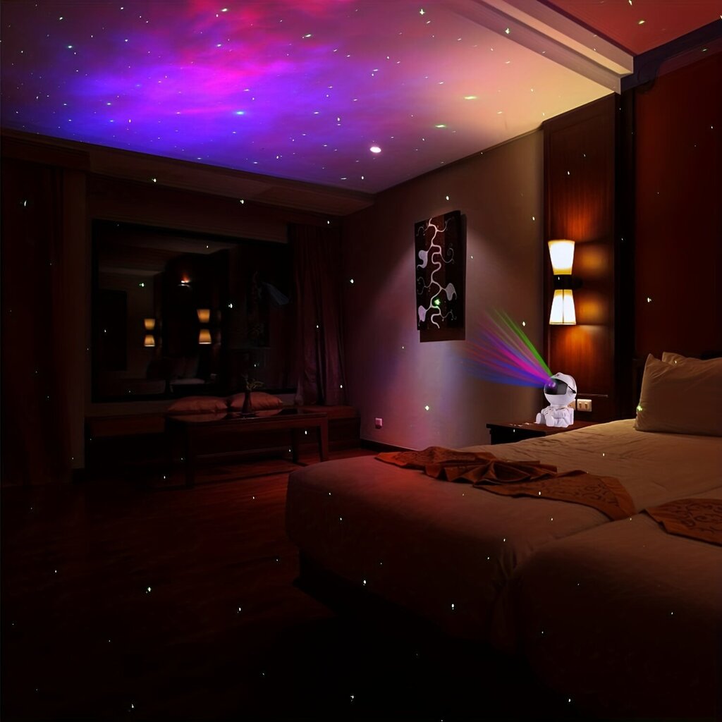 Zvaigžņu galaktikas projektors „Astro Alans“ naktslampiņa cena un informācija | Svētku dekorācijas | 220.lv