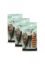 Kitty Clean наполнитель для кошачьего туалета, 3 x 5 л цена и информация | Наполнители для кошачьих туалетов | 220.lv