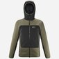 MILLET FUSION AIRWARM HOODIE IVY/NOIR VĪRIEŠU JAKA 53110-7 cena un informācija | Vīriešu virsjakas | 220.lv