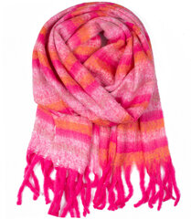 Теплый шарф, шарф, полоски, пушистый трикотаж. цена и информация | Женские шарфы, платки | 220.lv