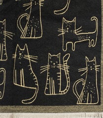 Теплый шарф-шарф кошки и котята, двухсторонняя трикотажная ткань. цена и информация | Женские шарфы, платки | 220.lv