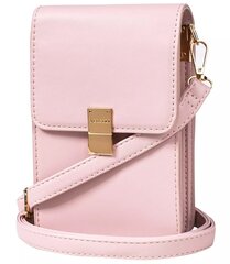 Maza sieviešu somiņa ar atloku telefonam, rozā 15075-uniw cena un informācija | Sieviešu maki, karšu maki | 220.lv