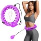 Masāžas vingrošanas riņķis Smart Hula Hoop HHP002 violets цена и информация | Vingrošanas riņķi un nūjas | 220.lv