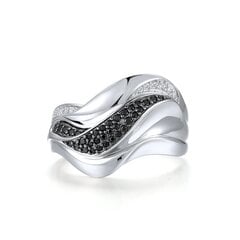Серебряное кольцо со шпинелями и цирконами 0013002700395 цена и информация | Кольца | 220.lv
