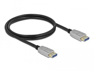 Delock, DisplayPort 2.0, 1 m cena un informācija | Kabeļi un vadi | 220.lv