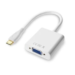 Estillo mini HDMI/VGA, 0.1 m цена и информация | Кабели и провода | 220.lv