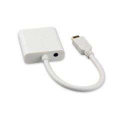 Estillo mini HDMI/VGA, 0.1 m cena un informācija | Kabeļi un vadi | 220.lv