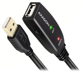 Axagon USB 2.0A-M, 10 m цена и информация | Кабели и провода | 220.lv