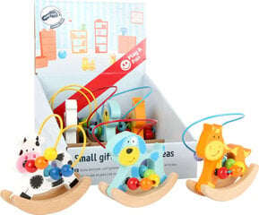 Koka rotaļlieta ar pērlīšu motora cilpu Small Foot Fudge, 10036 цена и информация | Игрушки для малышей | 220.lv