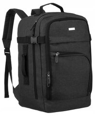 Ручная кладь/рюкзак PETERSON, 40x20x25 см, черный цена и информация | Рюкзаки и сумки | 220.lv