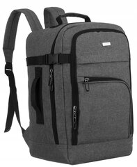 Ручная кладь/рюкзак PETERSON, 40x20x25 см, светло-серый цена и информация | Спортивные сумки и рюкзаки | 220.lv