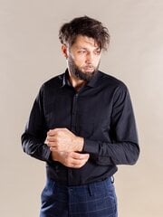 Мужская рубашка Espada, черный цена и информация | Мужские рубашки | 220.lv