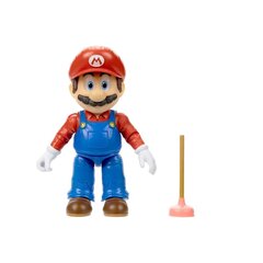 Эта официально лицензированная фигурка прямо из «The Super Mario Bros. Movie» вышла эта официально лицензированная фигурка. Она имеет высоту около 13 см и поставляется с аксессуарами в блистерной упаковке. цена и информация | Конструктор автомобилей игрушки для мальчиков | 220.lv