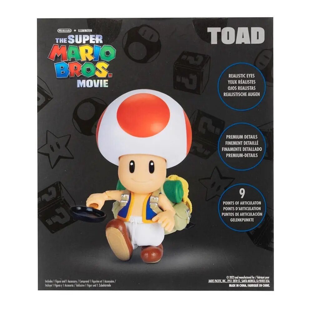 Figūriņa Nintendo The Super Mario Bros Toad cena un informācija | Rotaļlietas zēniem | 220.lv