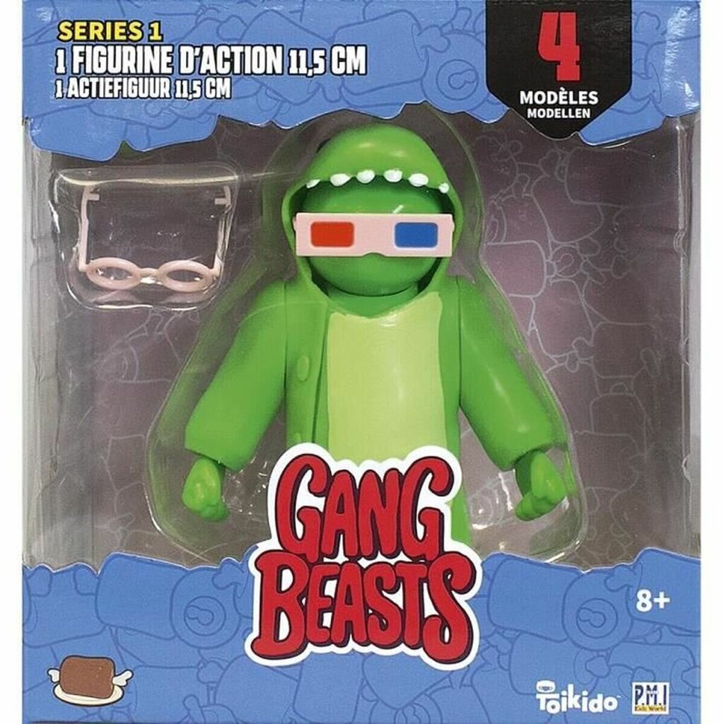 Figūriņa Lansay Gang Beasts Lot, #3, 11,5 cm cena un informācija | Rotaļlietas zēniem | 220.lv