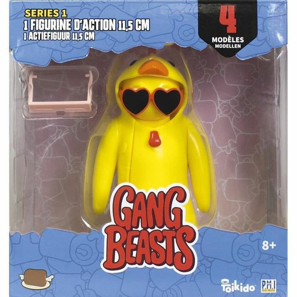Figūriņa Lansay Gang Beasts Lot #4, 11,5 cm cena un informācija | Rotaļlietas zēniem | 220.lv