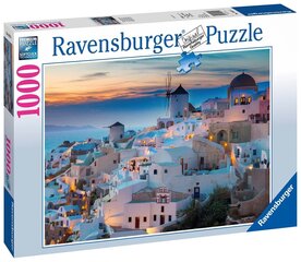 Puzle Ravensburger Santorini 1000 det. cena un informācija | Puzles, 3D puzles | 220.lv